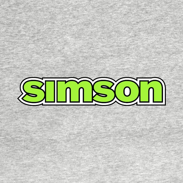 Simson logo (green) by GetThatCar